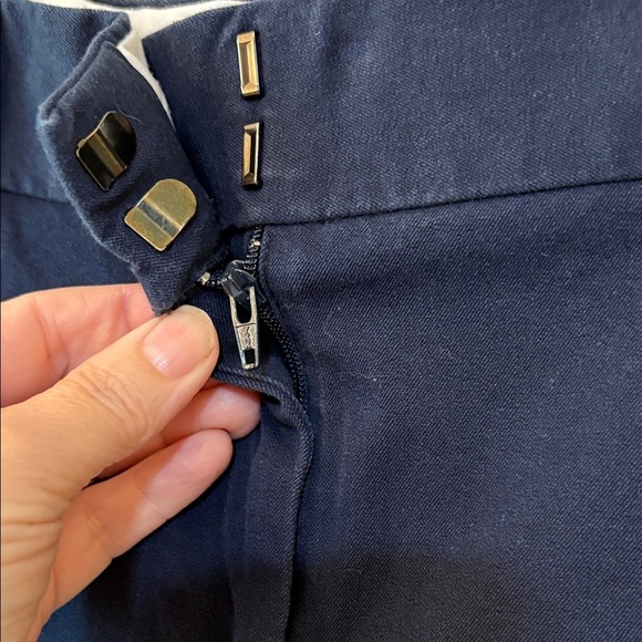 Crown & Ivy Navy Blue Cropped Pants - Picture 3 of 4